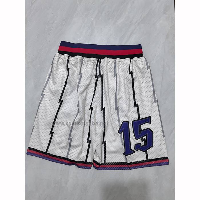 Pantalone Toronto Raptors Mitchell & Ness Hardwood Classics Blanco